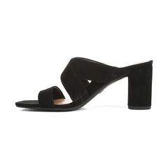 Merlot Heeled Slide Sandal